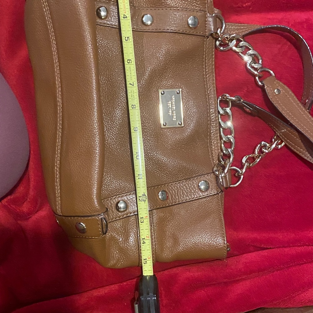 Michael Kors Tan Leather Shoulder Bag - Picture 5 of 8